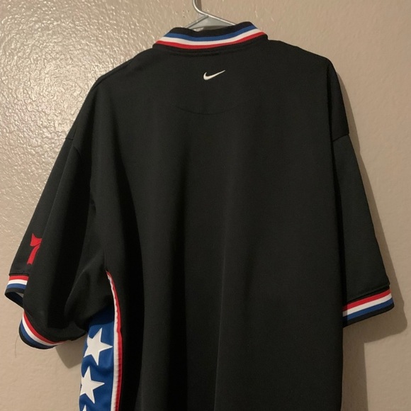 Philadelphia 76ers Nike Team NBA Dr. J 1977 Rewind Embroidered Warm-Up Jersey - Picture 2 of 5